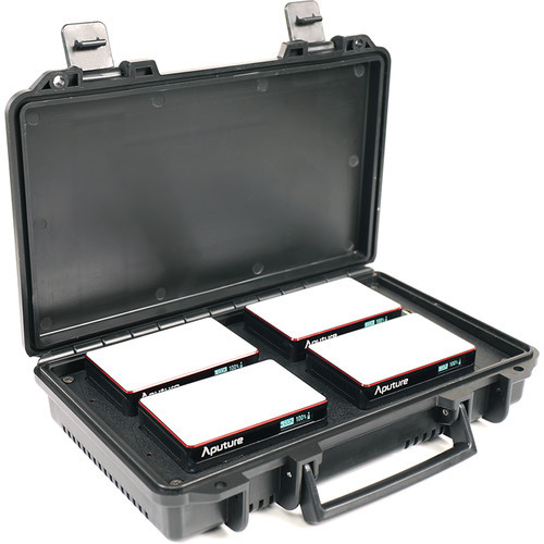 Aputure AL-MC 4-Light Travel Kit with Charging Case