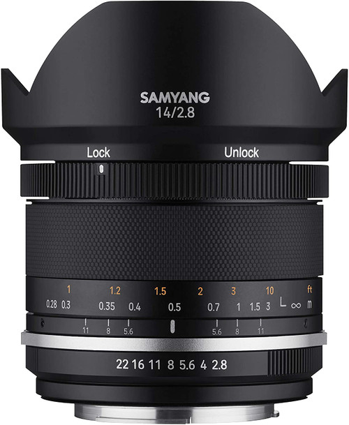 Samyang 14mm f/2.8 MKII Manual Focus Lens for Canon M mount