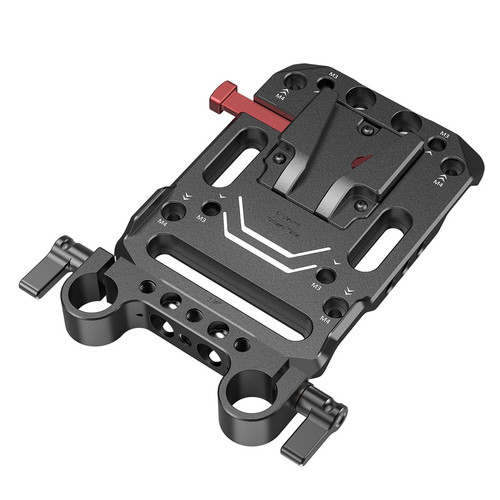 SmallRig V Mount Battery Plate with Dual 15mm Rod Clamp 3016