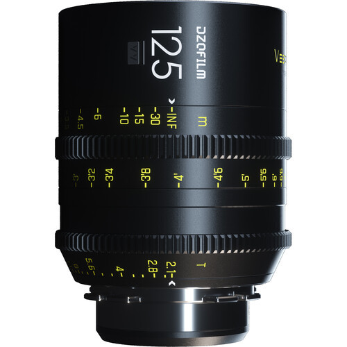 DZOFilm Vespid FF 125mm T2.1 PL mount Lens, with EF Mount Tool Kit