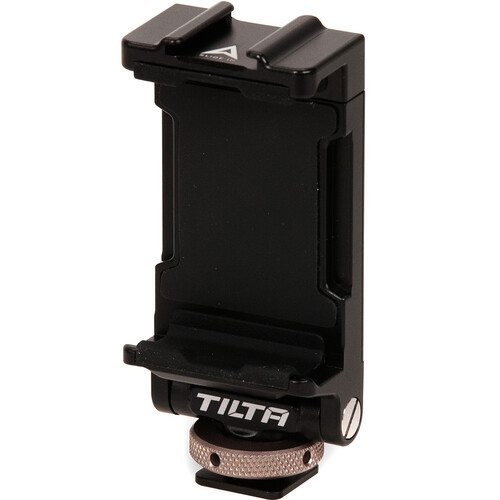 Tiltaing Adjustable Cold Shoe Phone Mounting Bracket - Black