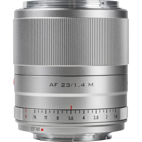 Viltrox 23mm f/1.4 AF Lens for Canon EOS M (Silver)