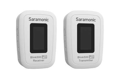 Saramonic Blink 500 Pro White B1 Digital Camera-Mount Wireless Omni Lavalier Microphone System (2.4 GHz)