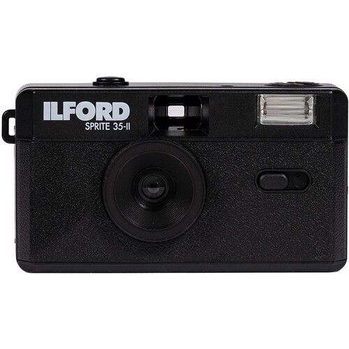 Ilford Sprite 35-II Reusable Camera Black + Bonus Roll of XP2 24exp film C41 process