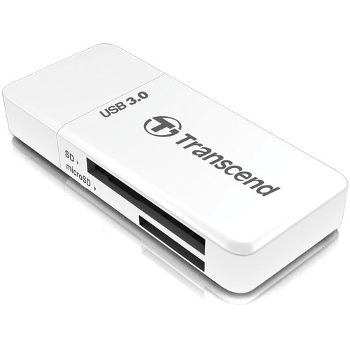 Transcend RDF5 USB 3.0 Memory Card Reader (White)