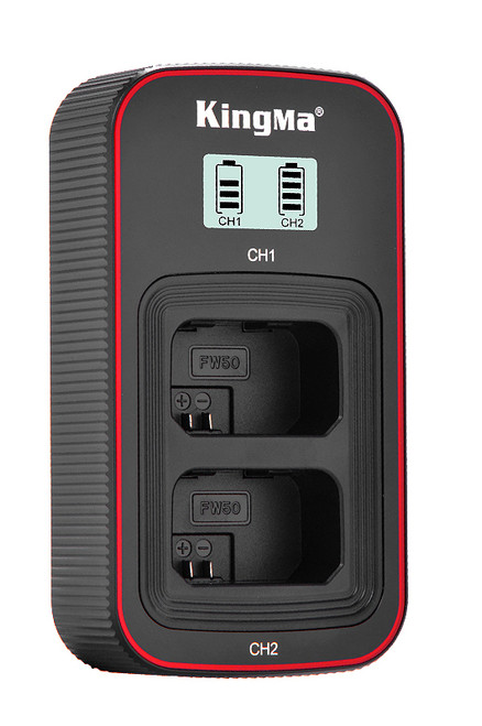 Kingma Sony NP-FW50 LCD Dual USB charger