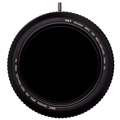 H&Y Filters RevoRing Variable ND3-ND1000 & Circular Polarizer Filter (58-77mm)