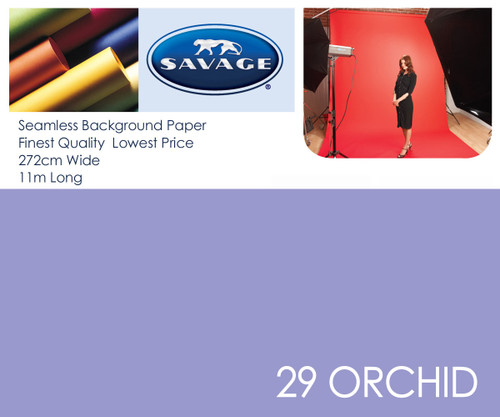 SAVAGE29 Orchid Paper Backdrop Roll (Contact us for shipping quotes)