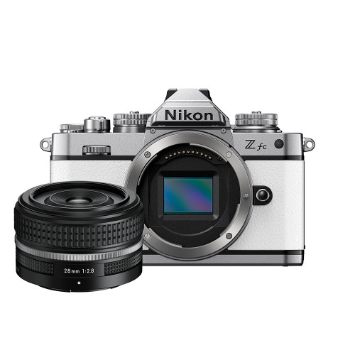 Nikon Z fc Camera White with Nikkor Z 28mm F2.8 Se