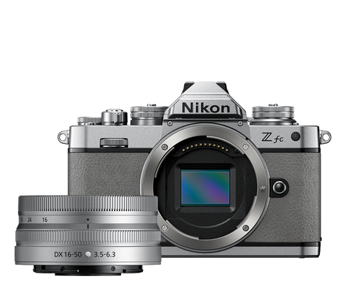 Nikon Z fc Camera Natural Grey with Nikkor Z DX 16-50mm VR SL