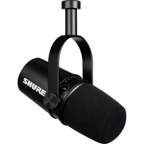 Shure MV7 USB/XLR Dynamic Podcasting Microphone