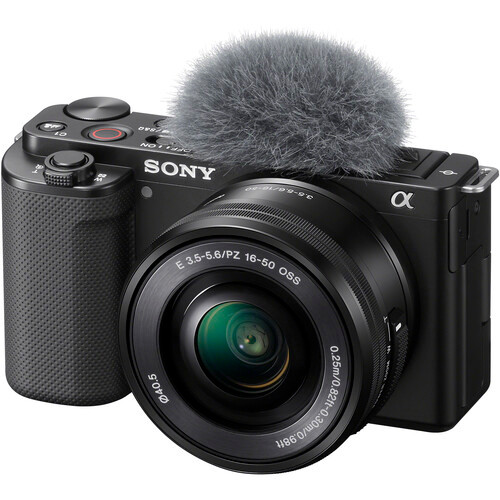 Sony Alpha ZV-E10 E Mount 24.2MP Vlogging Camera with 16-50mm Lens - Black