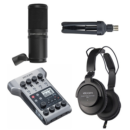 Zoom ZDM-1PMP Podcast Mic Pack Duel Personal PodCast Audio Kit with Recorder
