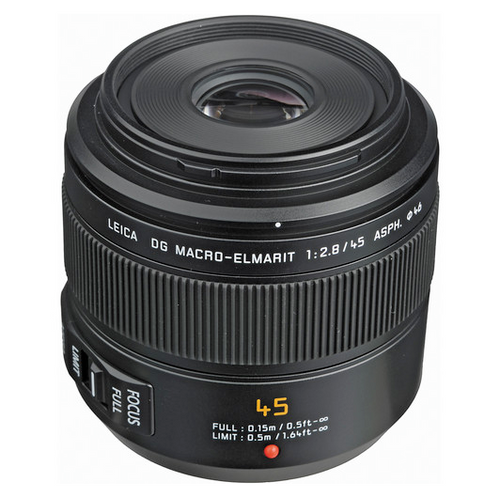 Panasonic Lumix G LEICA DG MACRO-ELMARIT 45mm / F2.8 ASPH. / MEGA O.I.S. Lens