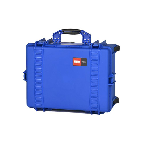 HPRC 2600W - Wheeled Hard Case with Foam - Electric Blue