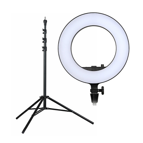 Godox LED Ring Light 14.2-Inch Kit with Light Stand - Black