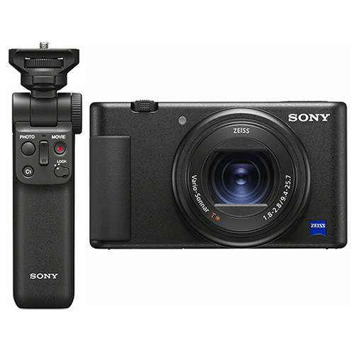 Sony ZV-1 Digital Vlogging Camera with Sony GP-VPT2BT Wireless