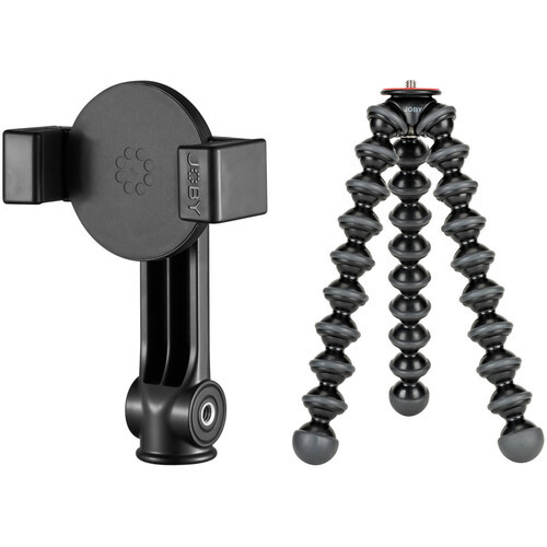 JOBY GripTight Tripod Mount for MagSafe & GorillaPod 1K Flexible Mini Tripod Kit