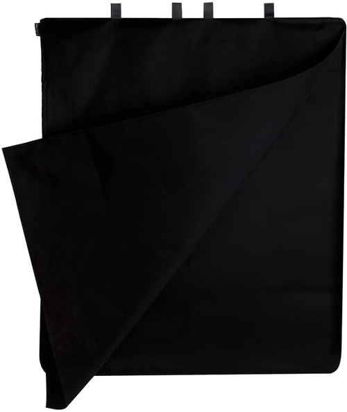 Selens Flag Frame with Double Layer Cloth Fabric 75 x 188cm (Black)