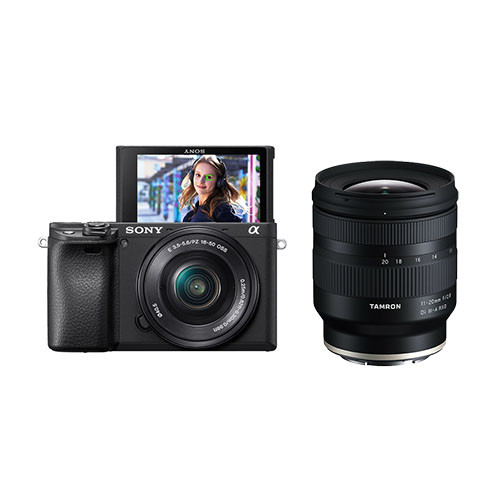 Sony a6400 Dual Lens Kit with 16-50mm and 11-20mm f2.8 Lens