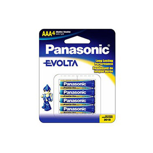 Panasonic Evolta Alkaline Batteries - AAA 4 Pk