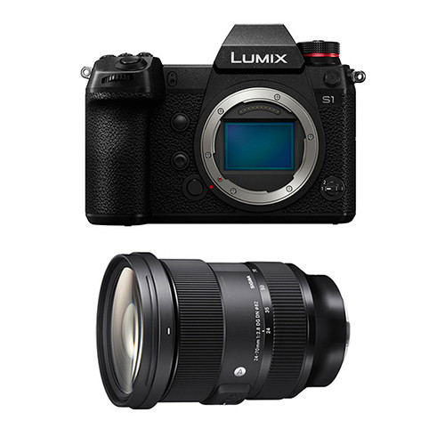 Panasonic S1 Camera Lens Kit with Sigma 24-70mm f/2.8