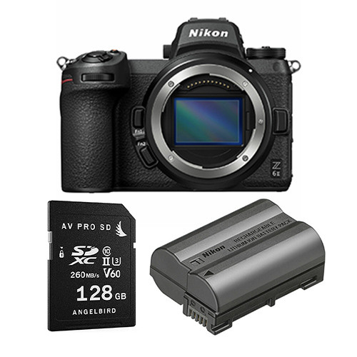 Nikon Z6 II Camera Starter Kit with extra Battery and 128GB SD-Card