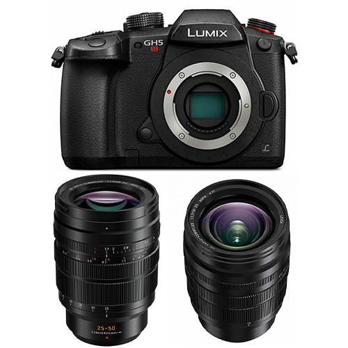 Panasonic GH5S Ultimate F1.7 Lens Kit with 10-25mm and 25-50mm