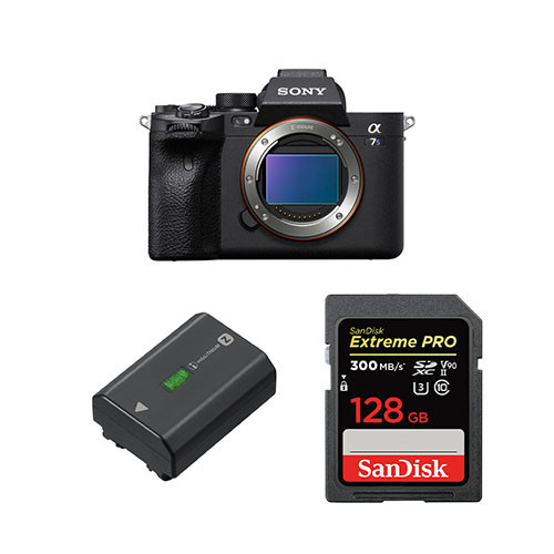 Sony a7S III Camera Starter Kit with extra Battery and 128GB SD-Card