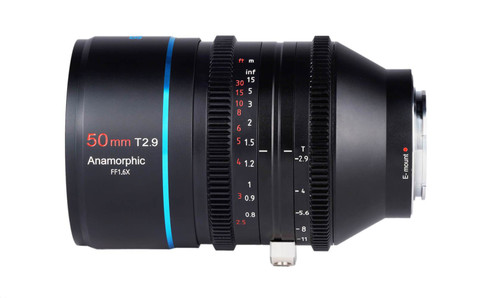 Sirui 50mm T2.9 1.6x Full-Frame Anamorphic Lens - E Mount