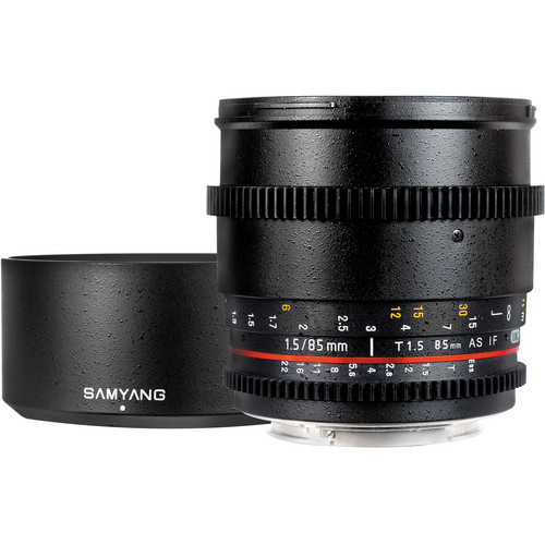 Samyang 85mm T1.5 AS IF UMC II Cine Lens for Canon EF