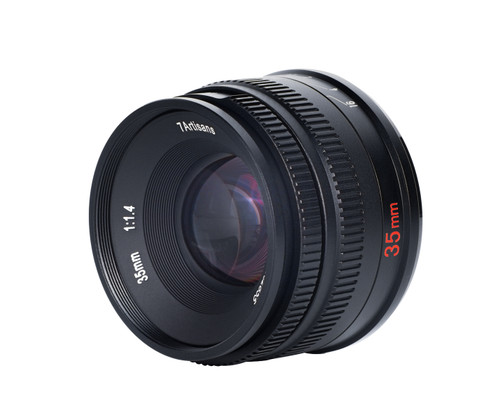 7Artisans 35mm/F1.4 APS-C Lens for Canon (EOS-M Mount) - Black