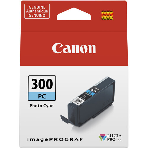 Canon Lucia pro PFI-300 Photo Cyan Ink Cartridge