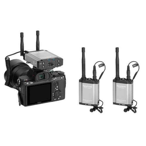 Saramonic Vlink2 Two-Way Communication Wireless Microphone System Kit 2 (TX + TX + RX)