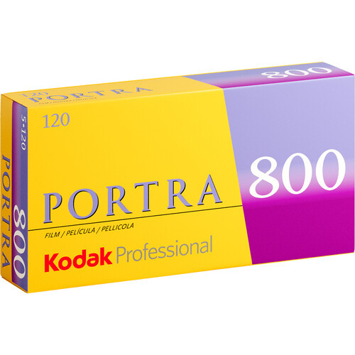 Kodak Professional Portra 800 Color Negative Film (120 Roll Film) [5-pack]