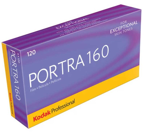 Kodak Professional Portra 160 Color Negative Film (120 Roll Film) [5-pack]