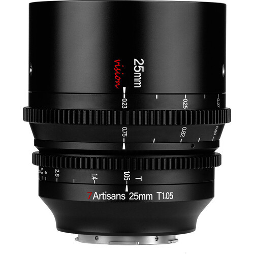 7Artisans 25mm T1.05 Lens for Fuji (FX Mount)