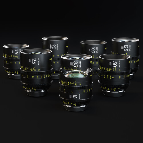 DZOFilm Vespid Prime Cine Lens 8-lens Kit PL moun, with EF Mount Tool Kitt