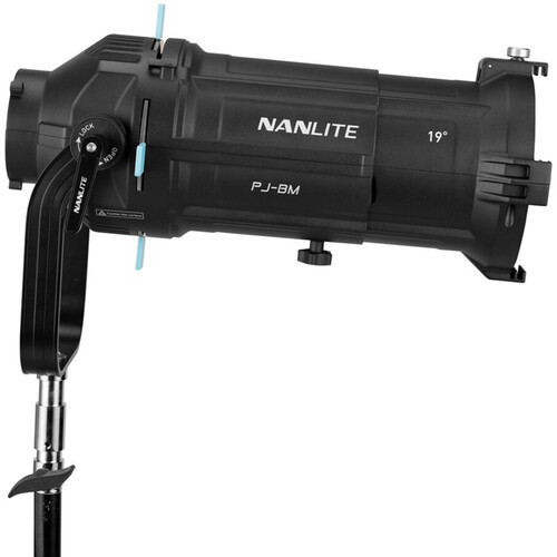 Nanlite ProjectionAttachmentBowensMount with 19 Degree Lens