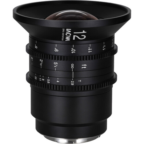 Laowa 12mm T2.9 Zero-D Cine Lens (Dual Scales) - (Cine) L Mount