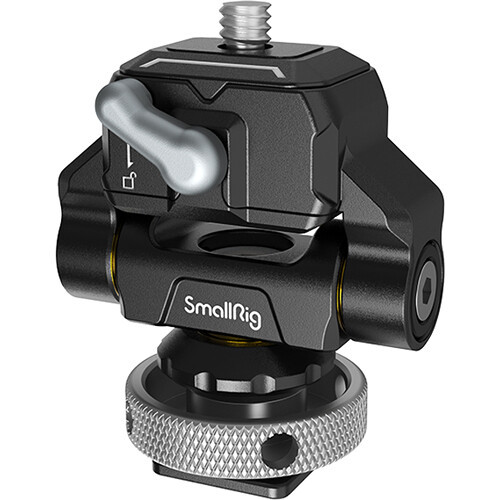 SmallRig Drop-in HawkLock mini Quick Release Monitor Mount with Cold Shoe 3514