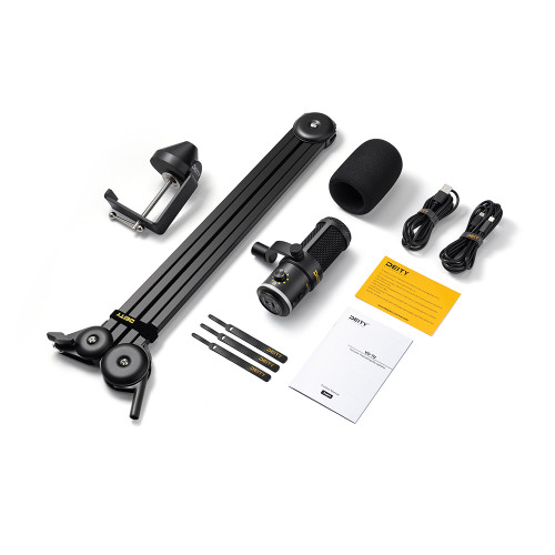 Deity USB Microphone - VO-7U Boom Arm Kit (BLACK)