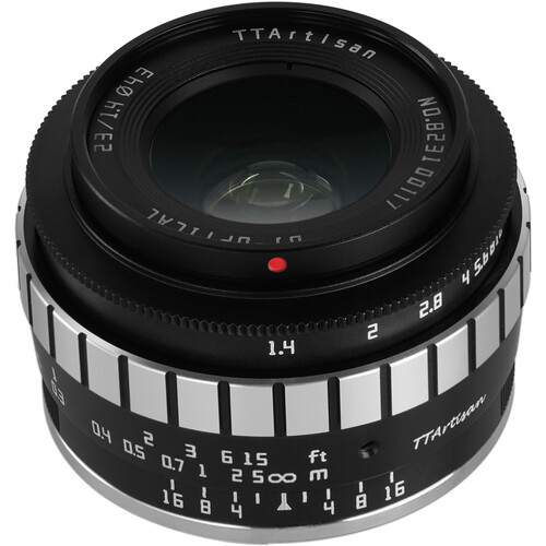 TTArtisan 23mm F1.4 APS-C Leica L (Black/Silver)
