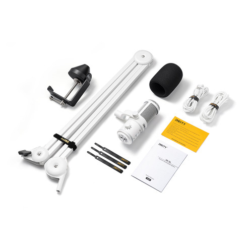 Deity USB Microphone - VO-7U Boom Arm Kit (WHITE)