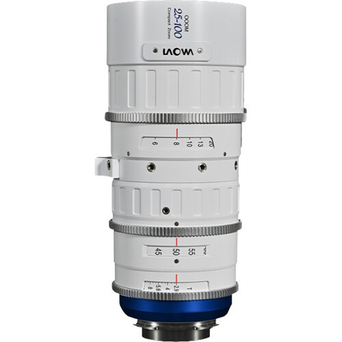 Laowa OOOM 25-100mm T2.9 Cine Lens (Meters, White)
