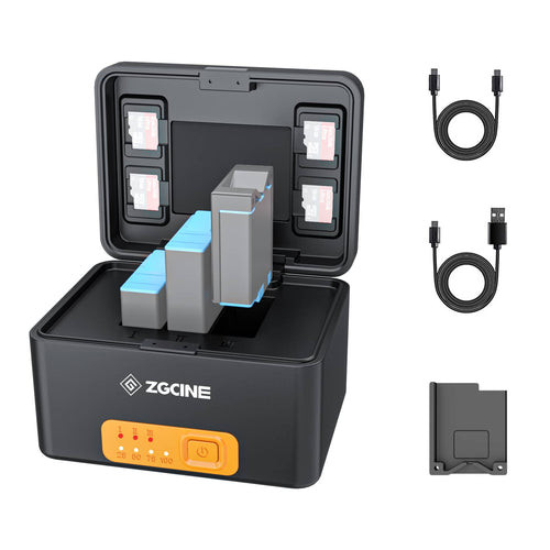 ZGCine Charging Case for Gopro Battery Hero 12/11/10/9/8/7/6/5