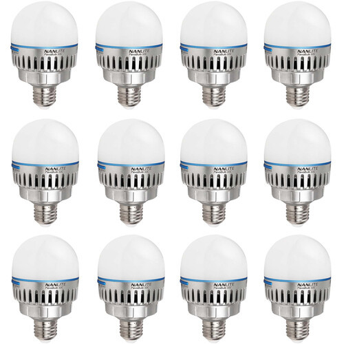 Nanlite PavoBulb 10C RGBWW LED Bulb 12KIT