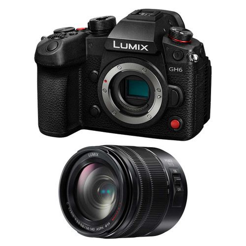 Panasonic Lumix GH6 Mirrorless Camera with Lumix 14-140mm F3.5-5.6 II Lens