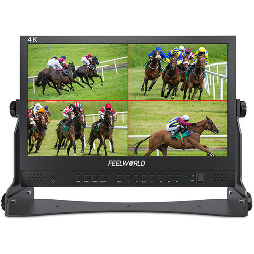 SEETEC ATEM156 4K 15.6" Quad-Split Monitor with 4 x HDMI I/O for Switchers