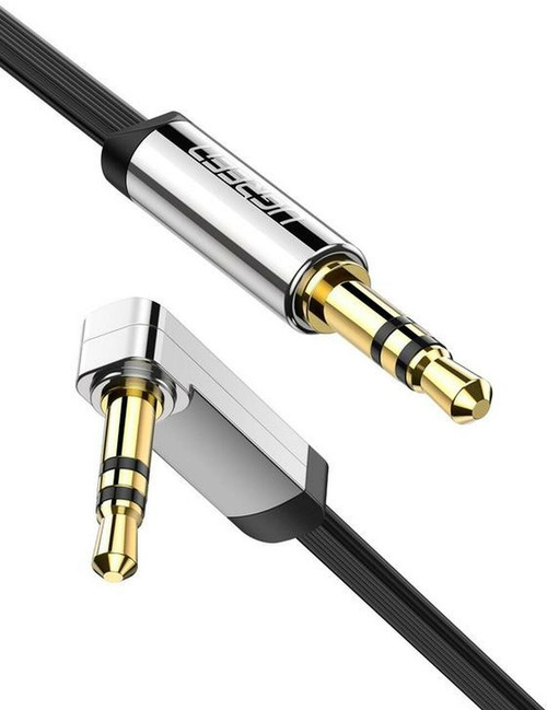 UGREEN 3.5mm Right Angle Audio Cable (Black 1m) UGREEN 3.5mm Right Angle Audio Cable (Black 1m)